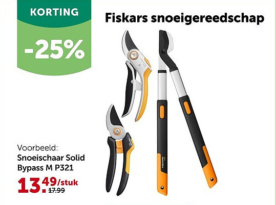 Snoeischaar Solid Bypass M P321