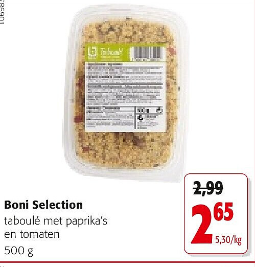 Boni Selection taboulé met paprika’s en tomaten 500 g