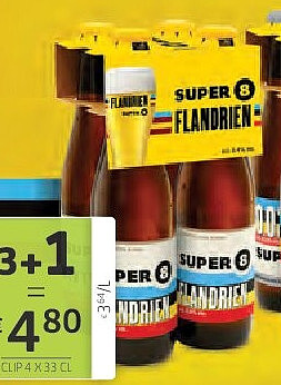 Super 8 Flandrien 4 x 33 cl