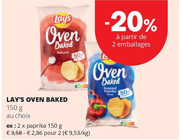 LAY’S OVEN BAKED 150 g