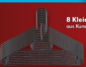 Kleiderbügel, 8 Stück