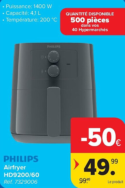 PHILIPS Airfryer HD9200/60