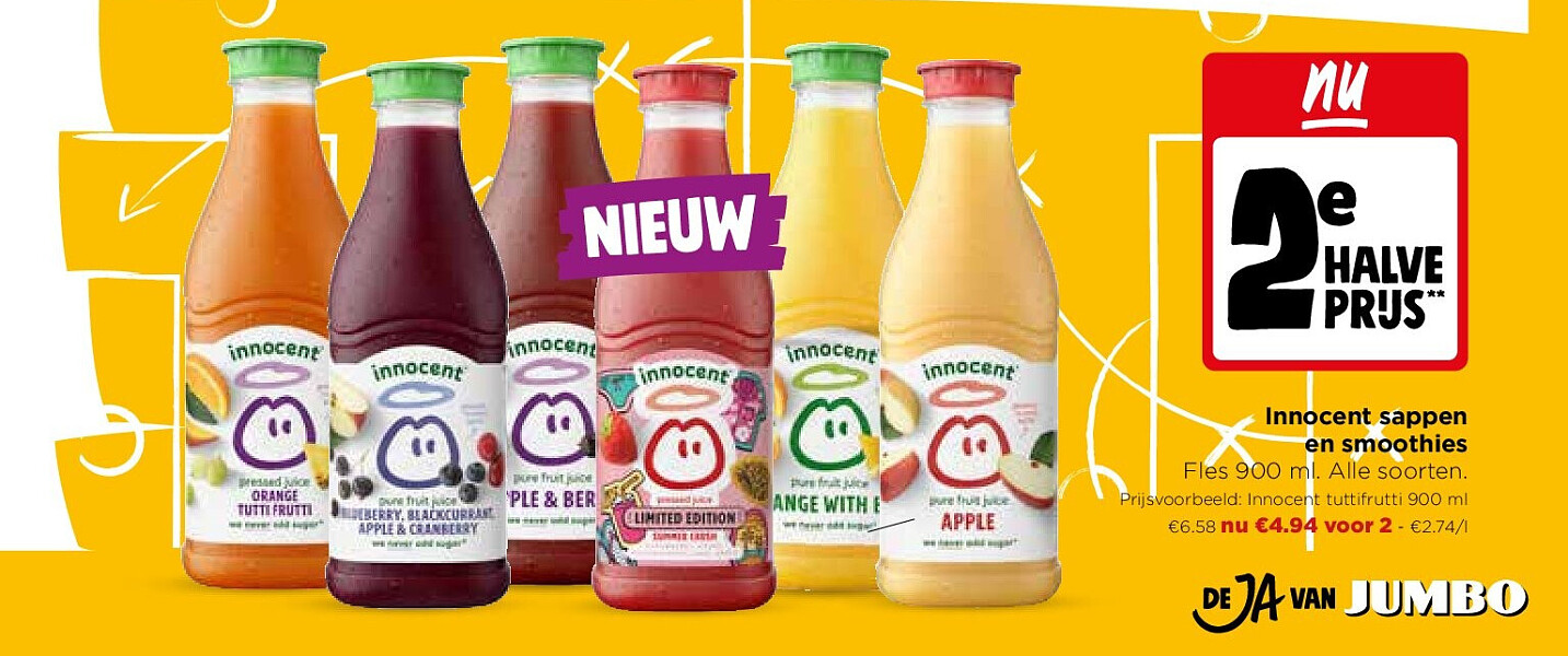 Innocent sappen en smoothies
