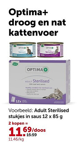 Adult Sterilised stukjes in saus 12 x 85 g
