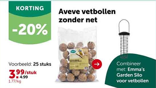 Aveve vetbollen zonder net