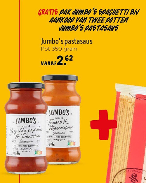 Jumbo’s pastasaus