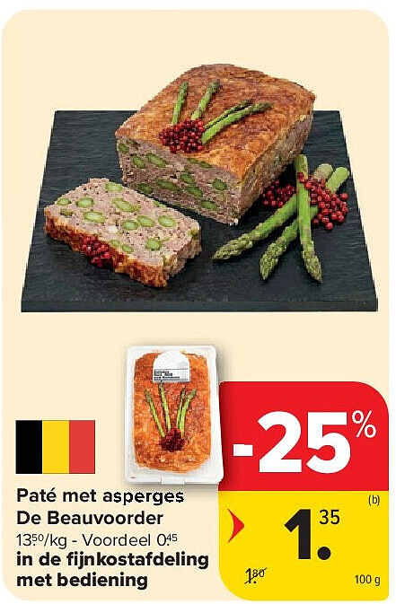 Paté met asperges De Beauvoorder