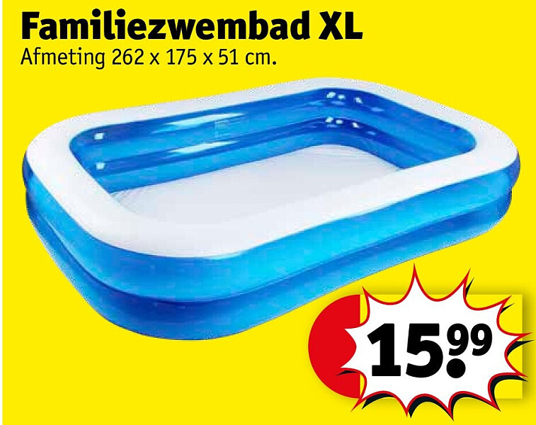 Familiezwembad XL