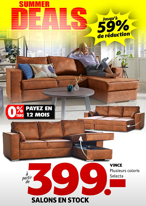 VINCE Plusieurs coloris Selecta