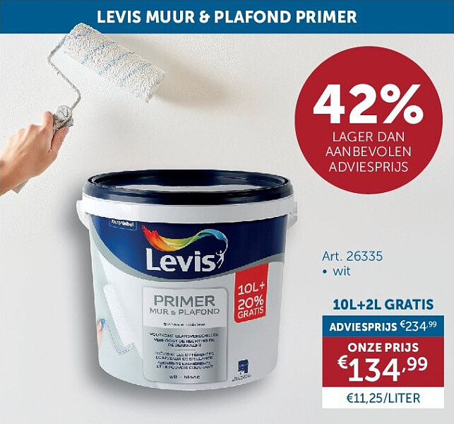 LEVIS MUUR & PLAFOND PRIMER