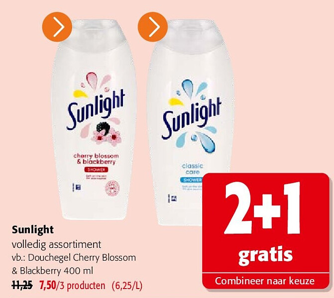 Sunlight Douchegel Cherry Blossom & Blackberry 400 ml