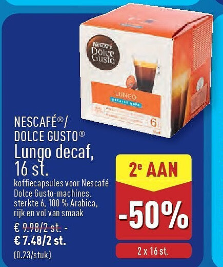Lungo decaf, 16st.