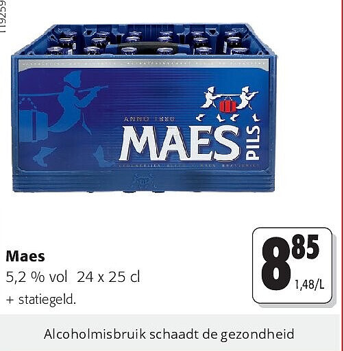 Maes 5,2 % vol 24 x 25 cl