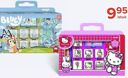 Box stamps Bluey - Hello Kitty