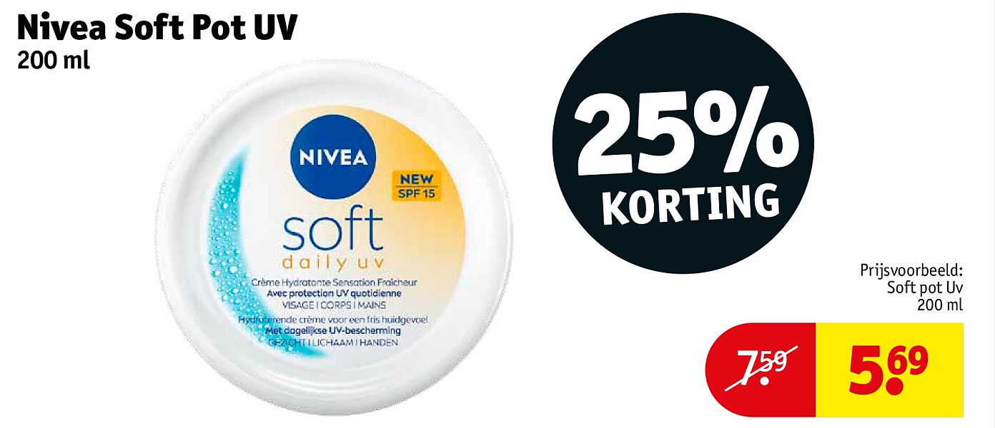 Nivea Soft Pot UV