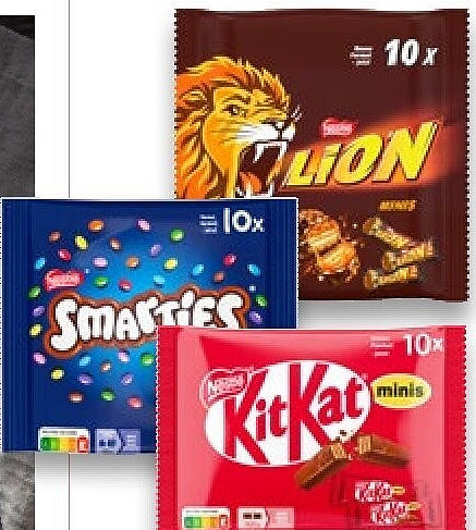 KITKAT, LION oder SMARTIES Minis