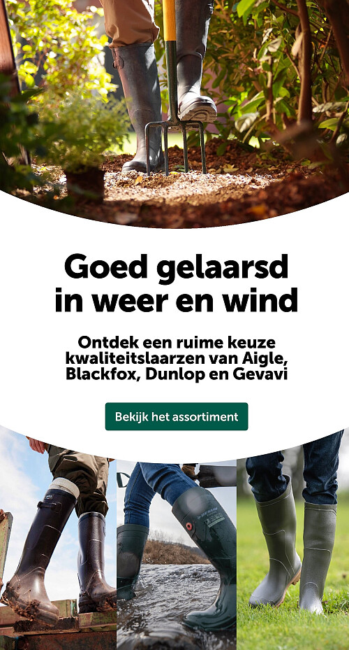 Goed gelaarsd in weer en wind