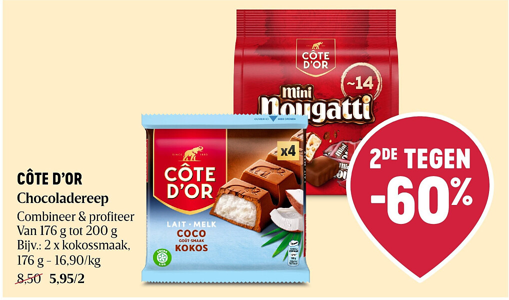 CÔTE D’OR Chocoladereep