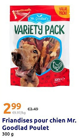 Friandises pour chien Mr. Goodlad Poulet