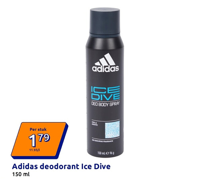 Adidas deodorant Ice Dive