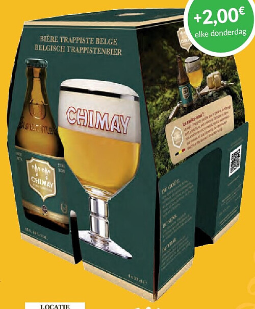 Chimay Groen in clip - 4x33cl