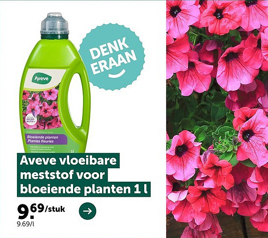 Aveve vloeibare meststof voor bloeiende planten 11