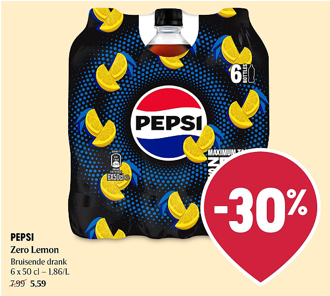 PEPSI Zero Lemon
