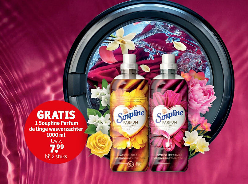1 Soupline Parfum de linge wasverzachter