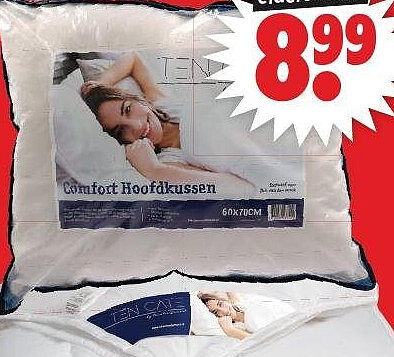 Ten Cate hoofdkussen 60 x 70 cm