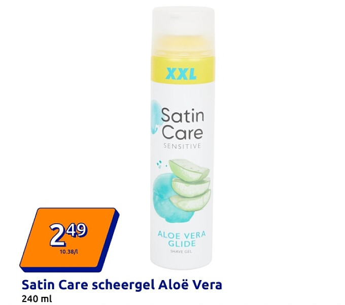 Satin Care scheergel Aloë Vera