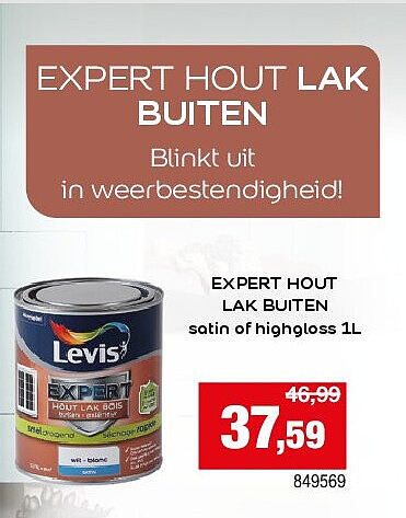 EXPERT HOUT LAK BUITEN