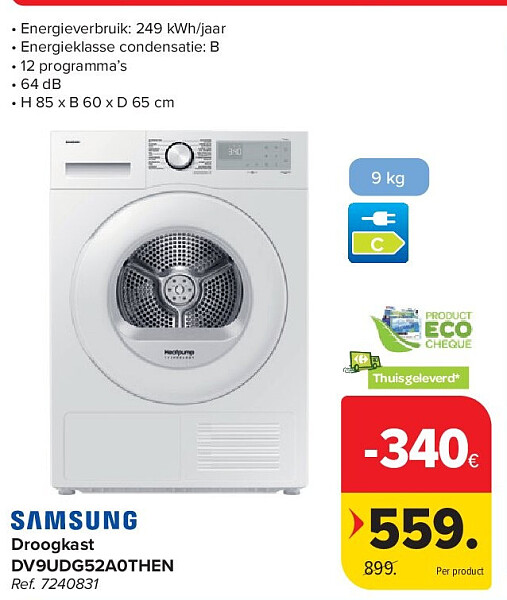 Droogkast DV9UDG52A0THEN