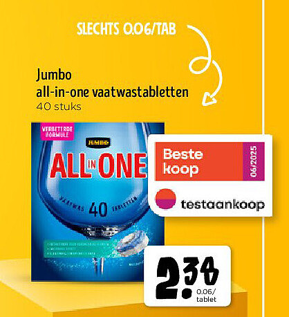 Jumbo all-in-one vaatwastabletten