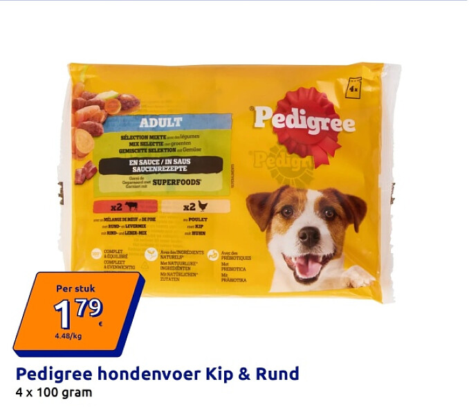 Pedigree hondenvoer Kip & Rund
