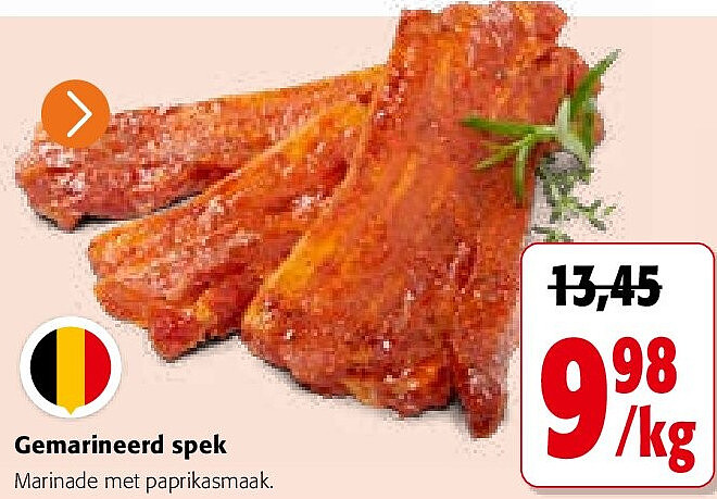 Gemarineerd spek