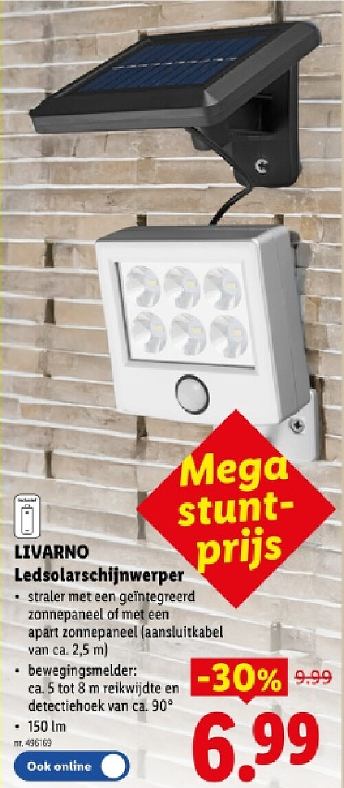 Ledsolarschijnwerper