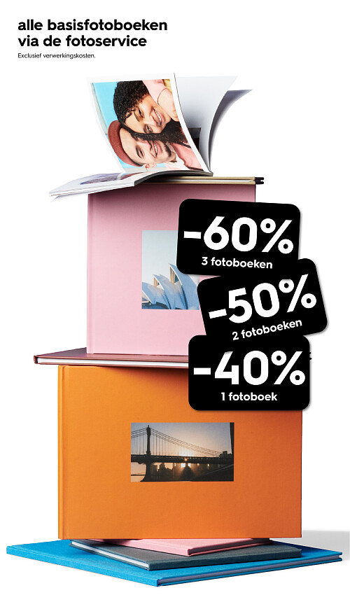 alle basisfotoboeken via de fotoservice