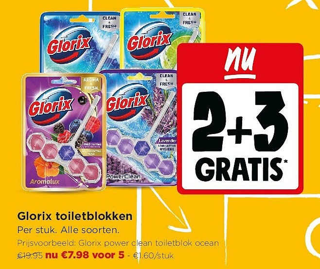 Glorix toiletblokken