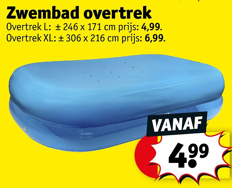 Zwembad overtrek