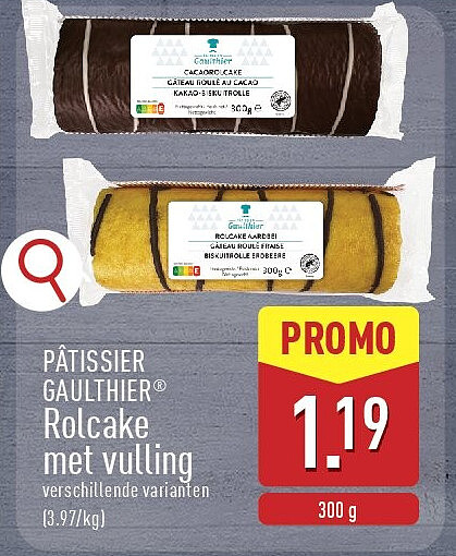 Rolcake met vulling