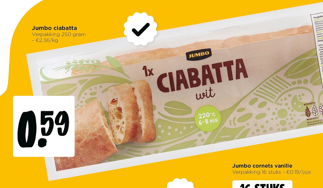 Jumbo ciabatta