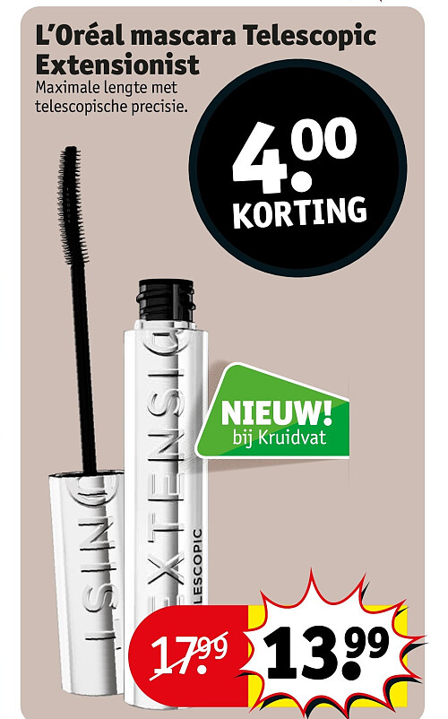 L’Oréal mascara Telescopic Extensionist