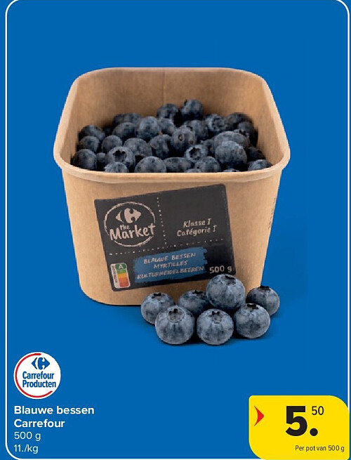 Blauwe bessen Carrefour