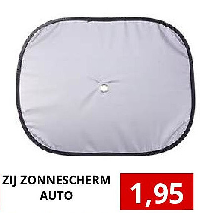 ZIJ ZONNESCHERM AUTO