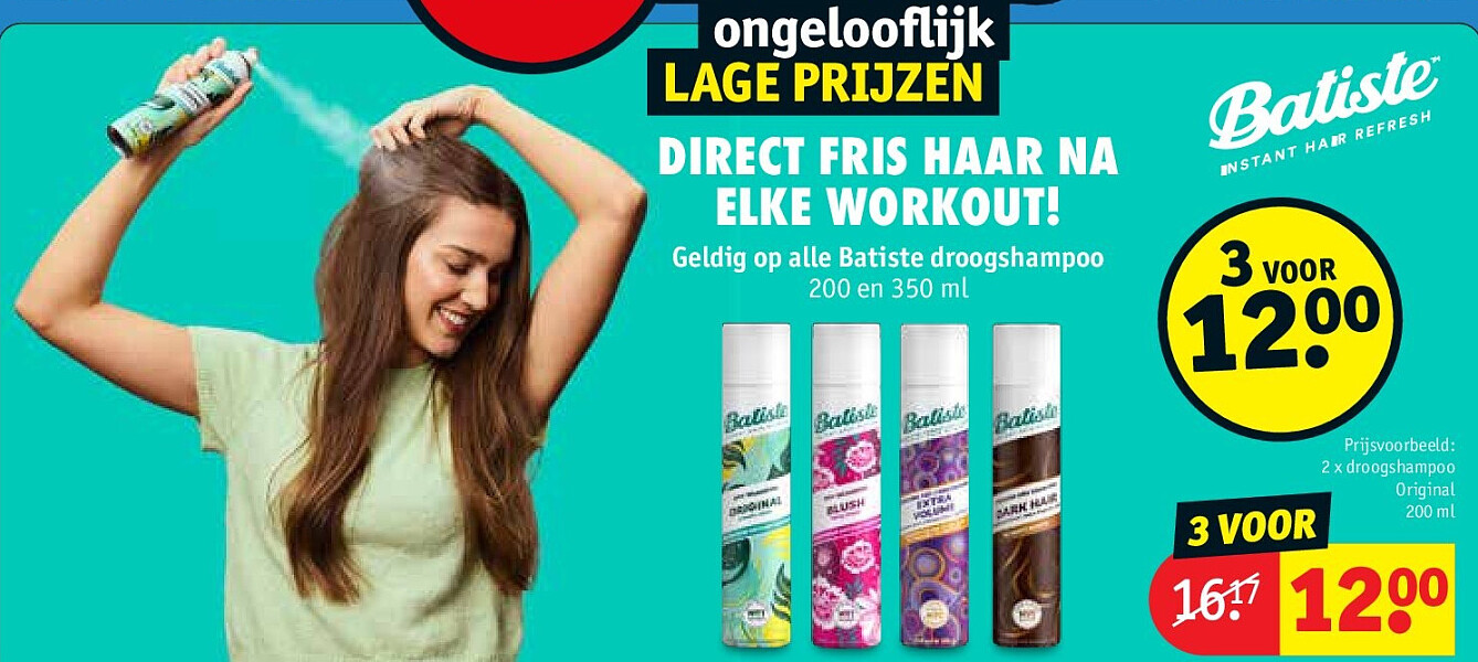 2 x droogshampoo Original 200 ml