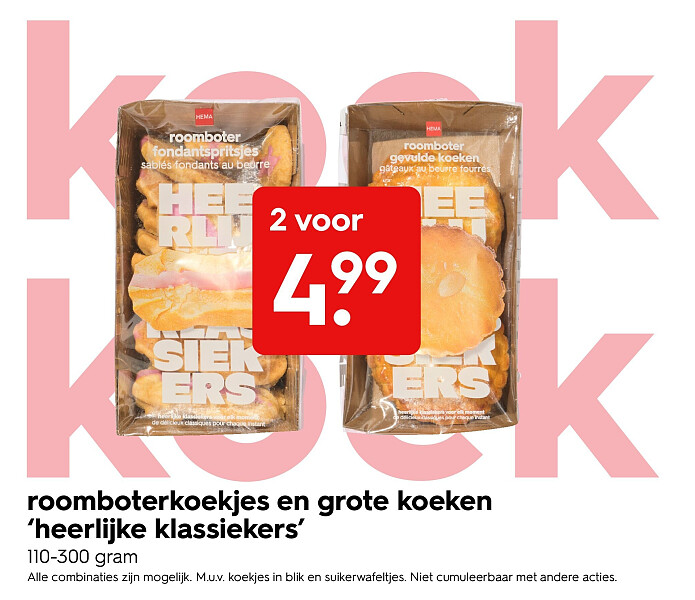 roomboterkoekjes en grote koeken ‘heerlijke klassiekers’