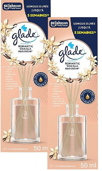 Bâtonnets désodorisants Glade parfum vanille 50 ml
