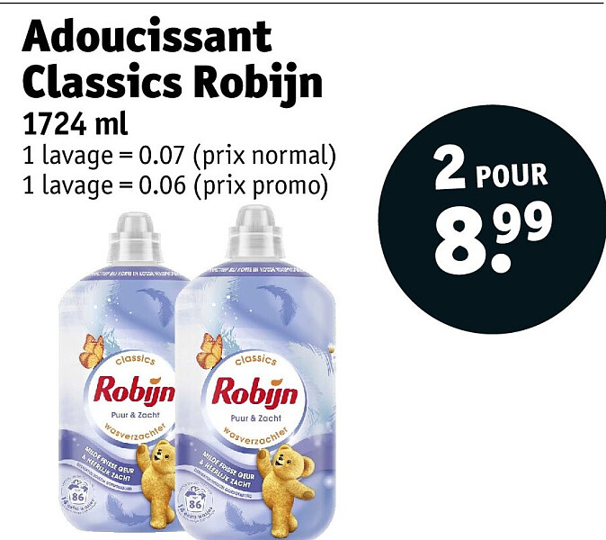 Adoucissant Classics Robijn