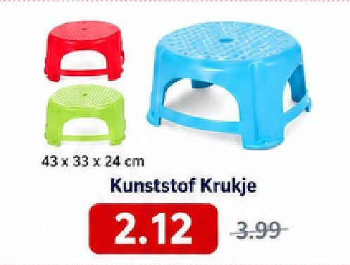 Kunststof Krukje