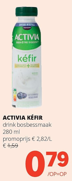 ACTIVIA KÉFIR drink bosbessmaak 280 ml